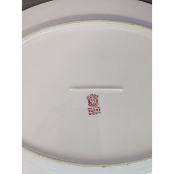 Noritake Azalea China Platter Pink Floral 12" red mark - Picture 8 of 13